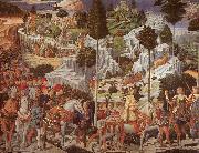 Benozzo Gozzoli Procession of the Magus Gaspar oil